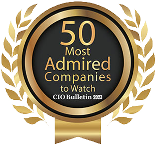 50 Most Admired Companies to Watch by CIO Bulletin seal