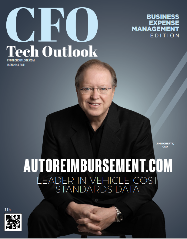 cover image of CFO Tech Outlook featuring ARC CEO, Jim Doherty